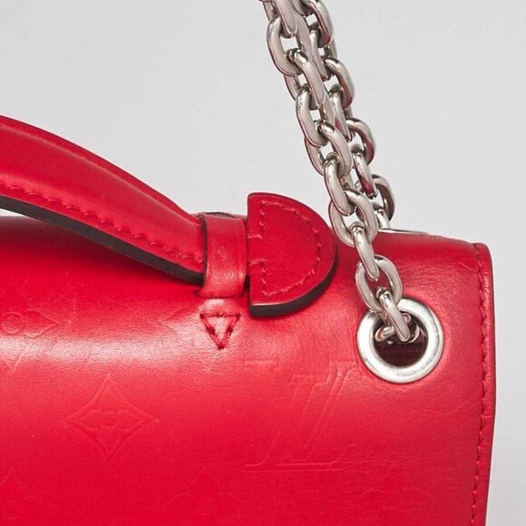 Louis Vuitton Rubis Monogram Leather Very Chain Bag - Picture 7 of 10